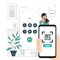 qr code dinamico Phone Call