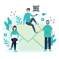 qr code dinamico email