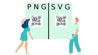 scarichi QR Code in png e svg