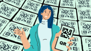 piano flat QR Code illimitati